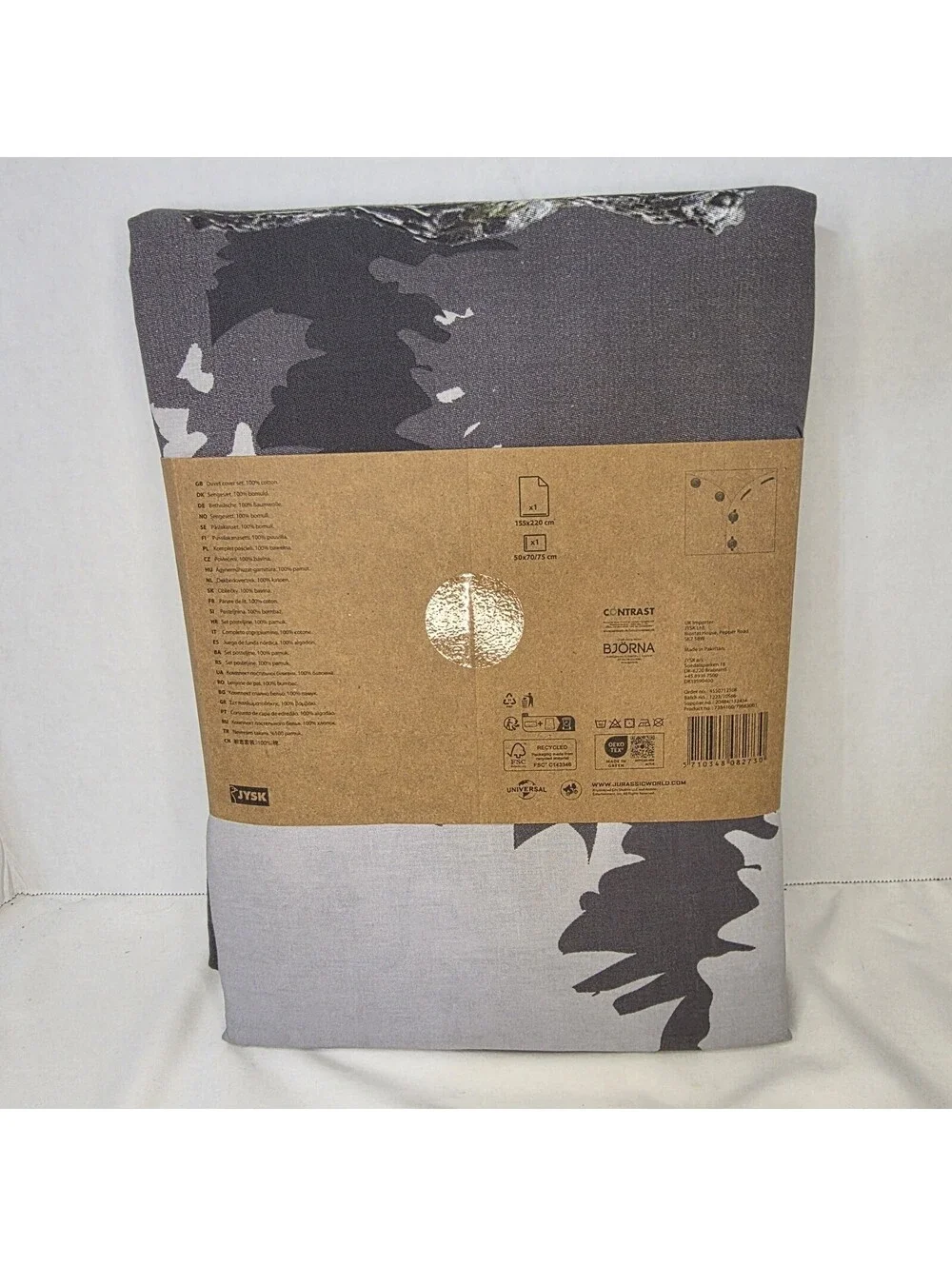 Jurassic World Cotton Duvet Cover Set Single Kids Bedding 155x220 New